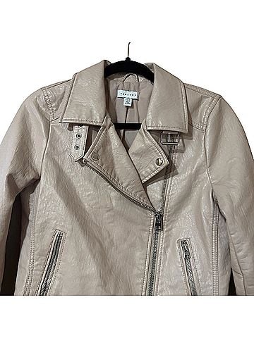 Topshop Faux Leather Jacket (view 2)