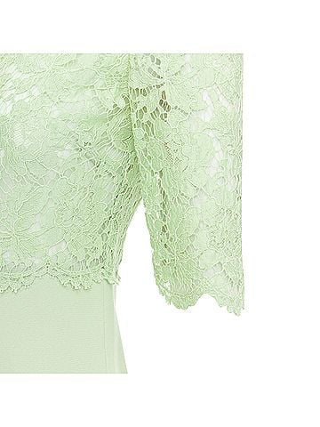 Mario Valentino Valentino Lace Bodice A Line Dress (view 2)