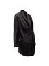 Givenchy 100% Other Black Givenchy Cut Out Collar Robe Blazer Size 6 - photo 4