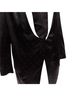Givenchy 100% Other Black Givenchy Cut Out Collar Robe Blazer Size 6 - photo 7