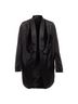 Givenchy 100% Other Black Givenchy Cut Out Collar Robe Blazer Size 6 - photo 9