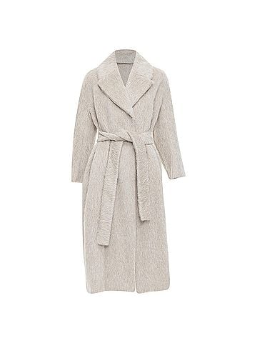 Max Mara Max Mara Alpaca Virgin Wool Belted Coat (view 1)