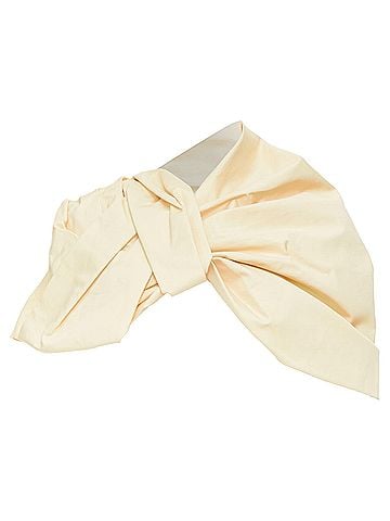 Jil Sander Jil Sander 2021 Yellow Silk Wrap Cape (view 1)