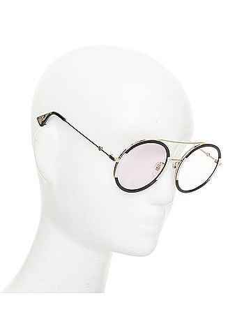 Gucci Gucci Black Pink Round Sunglasses (view 1)