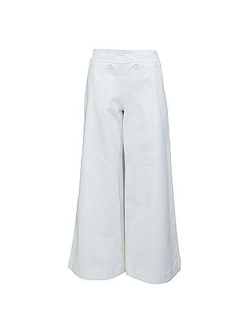 Max Mara Max Mara Sfilata White Wide Leg Jeans (view 1)