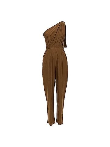 Max Mara Max Mara Cotton One Shoulder Jumpsuit (view 1)