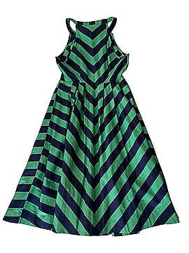 Anthropologie Girls from Savoy Emerald Ripple Casual Dress (view 2)