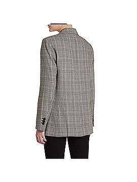 FRAME Classic Plaid Relaxed Fit Blazer (view 2)