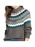 Caslon Fair Isle Crewneck Sweater Pullover Sweater - photo 2