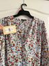 NYDJ Floral Multi Color Blouse Size XL - photo 5
