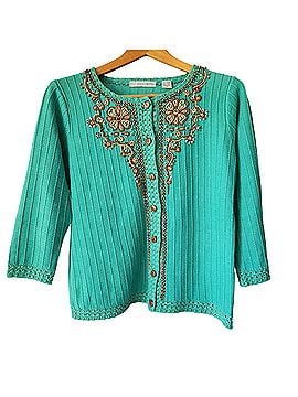 Marisa Christina Beaded Southwestern Cardigan (view 1)