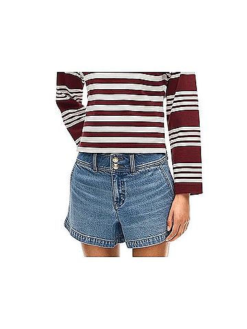 J.Crew Denim Short With Stacked Buttons - Hickory Wash - Size 25 Denim Shorts (view 1)