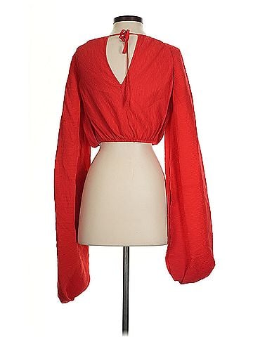 C/MEO Collective crop C/Meo Collective Long Sleeve Blouse (view 2)