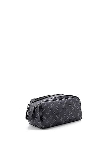 Louis Vuitton Dopp Kit Toiletry Pouch Monogram Eclipse Canvas (view 2)