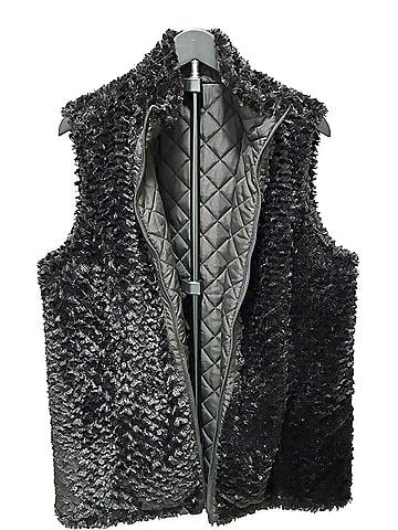 D&Co. Faux Fur Vest (view 1)