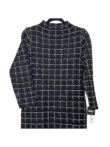 Sandra Darren Mockneck Sweater Dress Casual Dress (view 1)