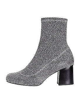 Topshop Stretch Socks Ankle Boots (view 1)