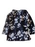 Neiman Marcus 100% Silk Floral Black White Blazer Size 10 - photo 2
