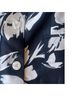 Neiman Marcus 100% Silk Floral Black White Blazer Size 10 - photo 7