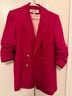 Veronica Beard Double-Breasted, Ruched Sleeve, Linen blend Blazer Blazer - photo 3