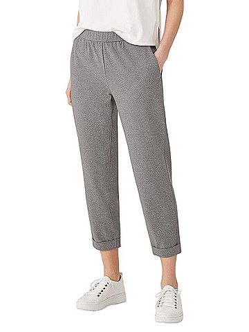 Eileen Fisher Eileen Fisher Heathered Organic Cotton Pant
Slim Fit, Cropped Length PP Casual Pants (view 1)