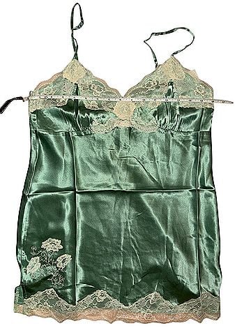 Gold Hawk 100% washable silk lagoon Sleeveless Silk Top (view 2)