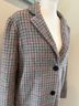 Velvet Checkered-gingham Multi Color Coat Size S - photo 5