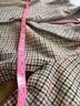 Velvet Checkered-gingham Multi Color Coat Size S - photo 7