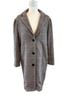 Velvet Checkered-gingham Multi Color Coat Size S - photo 1