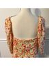 BCBGeneration 100% Polyester Floral Yellow Multi Color Casual Dress Size 14 - photo 8