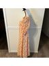 BCBGeneration 100% Polyester Floral Yellow Multi Color Casual Dress Size 14 - photo 3