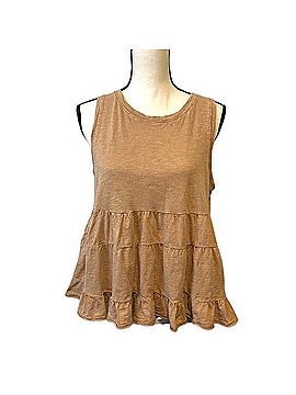 Altar'd State Tiered Peplum TShirt Sleeveless T-Shirt (view 1)