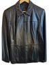 Valerie Stevens 100% Leather 50% Nylon 50% Acetate Black Leather Jacket Size L - photo 1