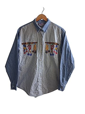 Panhandle Slim Long Sleeve Button-Down Shirt (view 1)