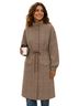 Sage The Label Wool Blend Herringbone Drawstring Waist High Collar Coat Coat - photo 1
