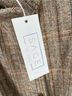 Sage The Label Wool Blend Herringbone Drawstring Waist High Collar Coat Coat - photo 14