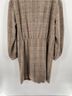 Sage The Label Wool Blend Herringbone Drawstring Waist High Collar Coat Coat - photo 8