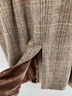 Sage The Label Wool Blend Herringbone Drawstring Waist High Collar Coat Coat - photo 9