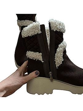 Vivaia Cozy Quilted Winter Ankle Boots Ankle Boots (view 2)
