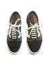 Vans 100% Canvas Black White Sneakers Size 7 1/2 - photo 4