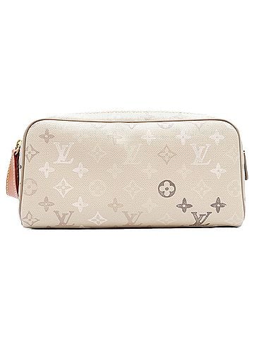 Louis Vuitton LOUIS VUITTON M29161 Monogram Surplus Canvas Dopp Kit Handbag, Sand Beige, Gold Hardware, Women's (view 1)
