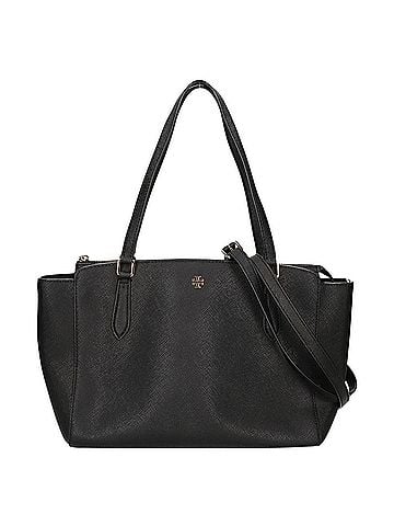 Tory Burch Tory Burch 10009171 Leather 2-Way Tote Bag, Black, Women's (view 1)