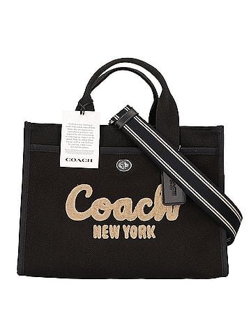 Coach COACH CP158 Cargo 2-Way Tote Bag, Black, Women's (view 1)
