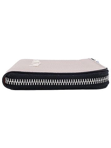 MARNI MARNI PFMI0075Q0 P6533 00W26 Logo Embroidered Round Zipper Compact Wallet (Coin Purse) - Greige Women's (view 2)
