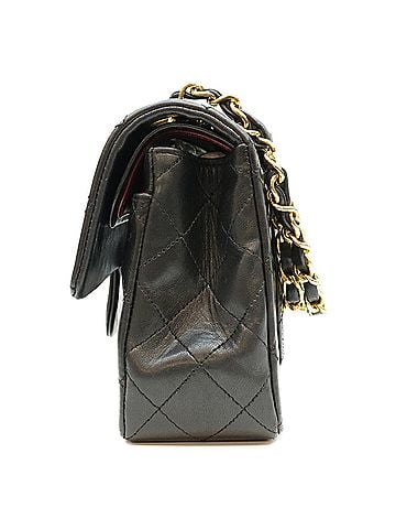 Chanel CHANEL A01113 Black Lambskin Matelassé 23 Shoulder Bag with Gold Hardware (Women's) (view 2)