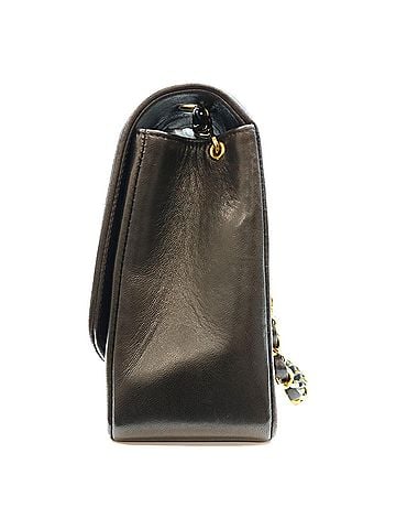 Chanel CHANEL A01165 Black Lambskin Diana 25 Shoulder Bag with Gold Hardware - Women's (view 2)
