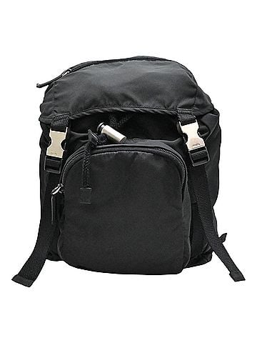 Prada Prada Backpack for Women, Nylon, Daypack, Black (view 1)