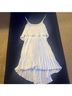 Cache 100% Polyester White Cocktail Dress Size L - photo 12