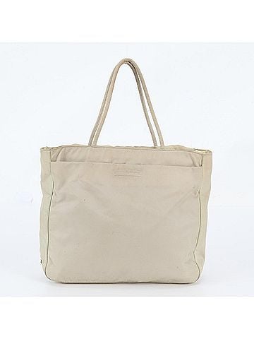 Prada Prada Tessuto Nylon Triangle Logo Tote Bag Shoulder Handbag for Women (view 1)