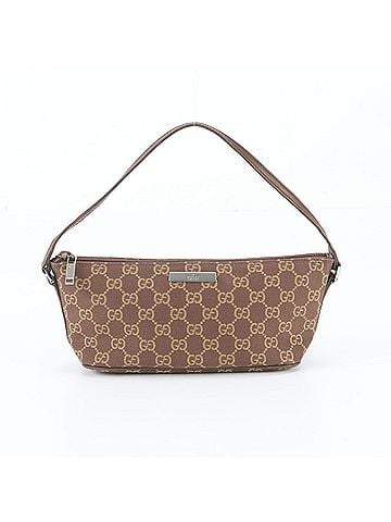 Gucci Gucci GG Canvas Mini Pouch 039 1103 Leather Handbag Brown Women's (view 1)